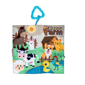 Adore Baby Cloth Tail Book with Toy Happy Farm Theme- English