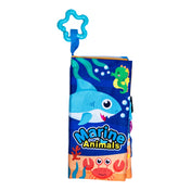 Adore Baby Cloth Tail Book with Toy Marine Animals Theme- English