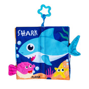 Adore Baby Cloth Tail Book with Toy Marine Animals Theme- English