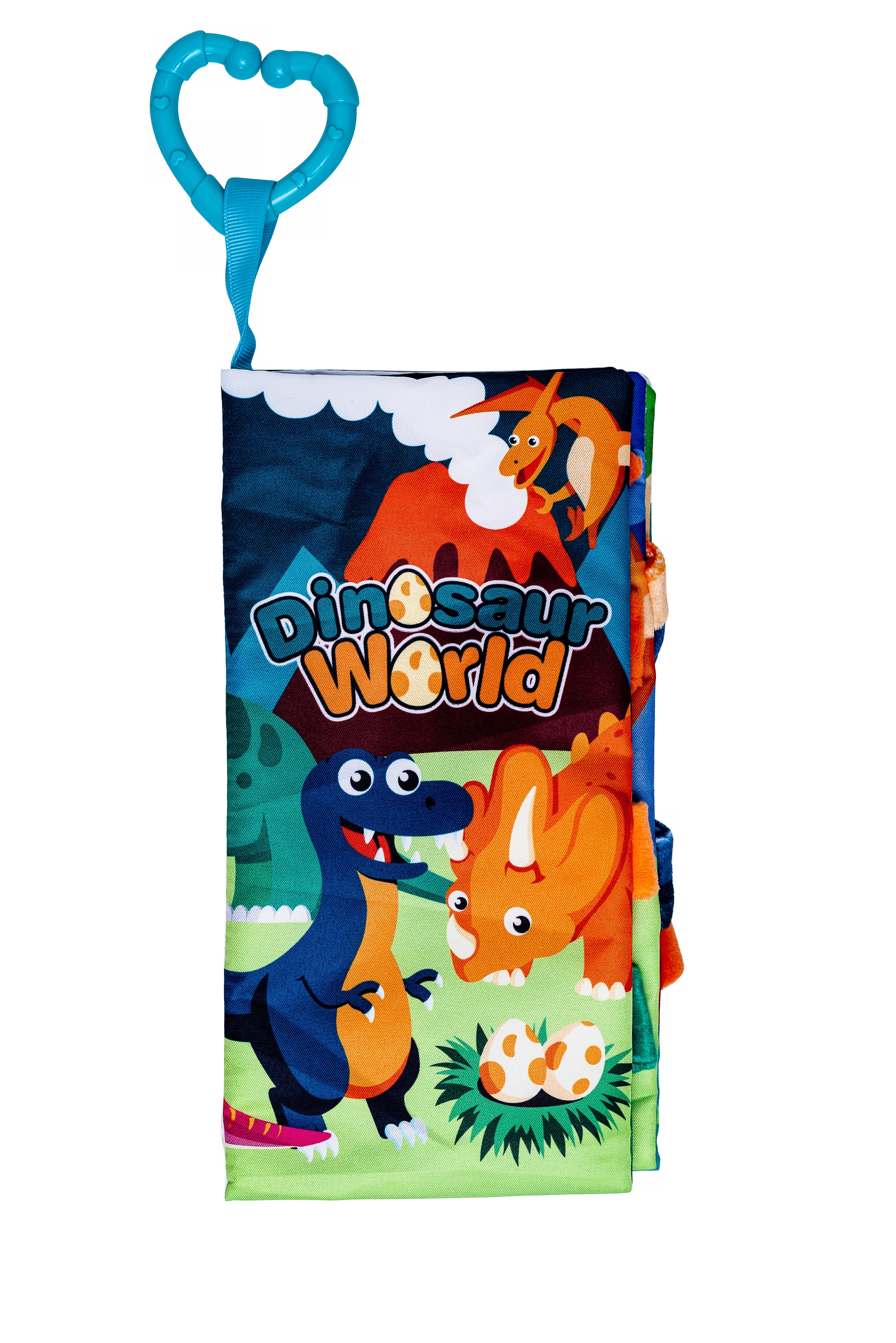 Adore Baby Cloth Tail Book with Toy Dinosaur World Theme- English