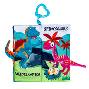 Adore Baby Cloth Tail Book with Toy Dinosaur World Theme- English