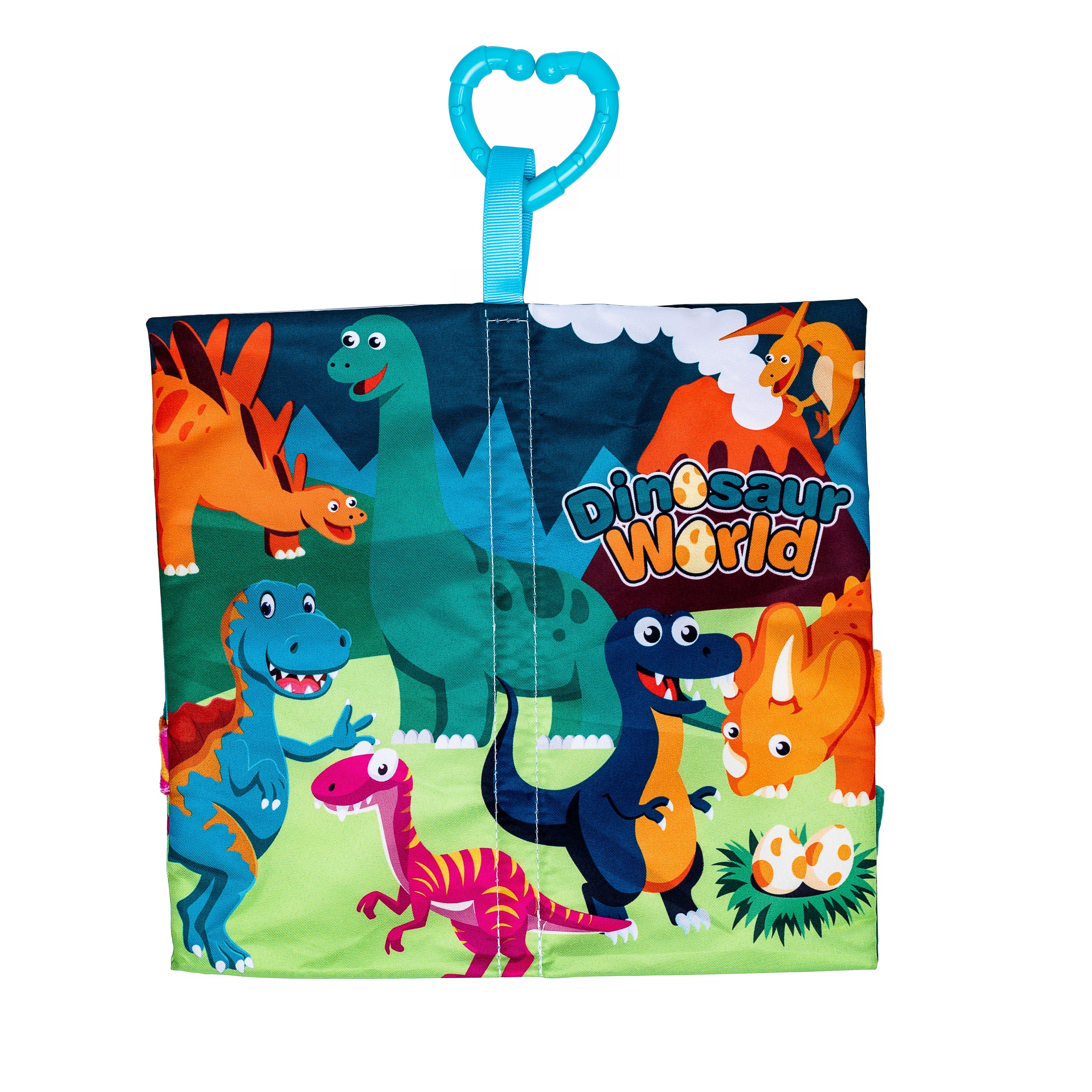 Adore Baby Cloth Tail Book with Toy Dinosaur World Theme- English