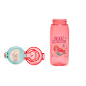 Adore Space era Straw Sipper Water Bottle with a Handle of 630ml - Pink