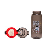 Adore Space era Straw Sipper Water Bottle with a Handle of 630ml - Grey