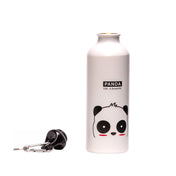 Adore Water Era Aluminum Kids Water Bottle 500ml - Panda White