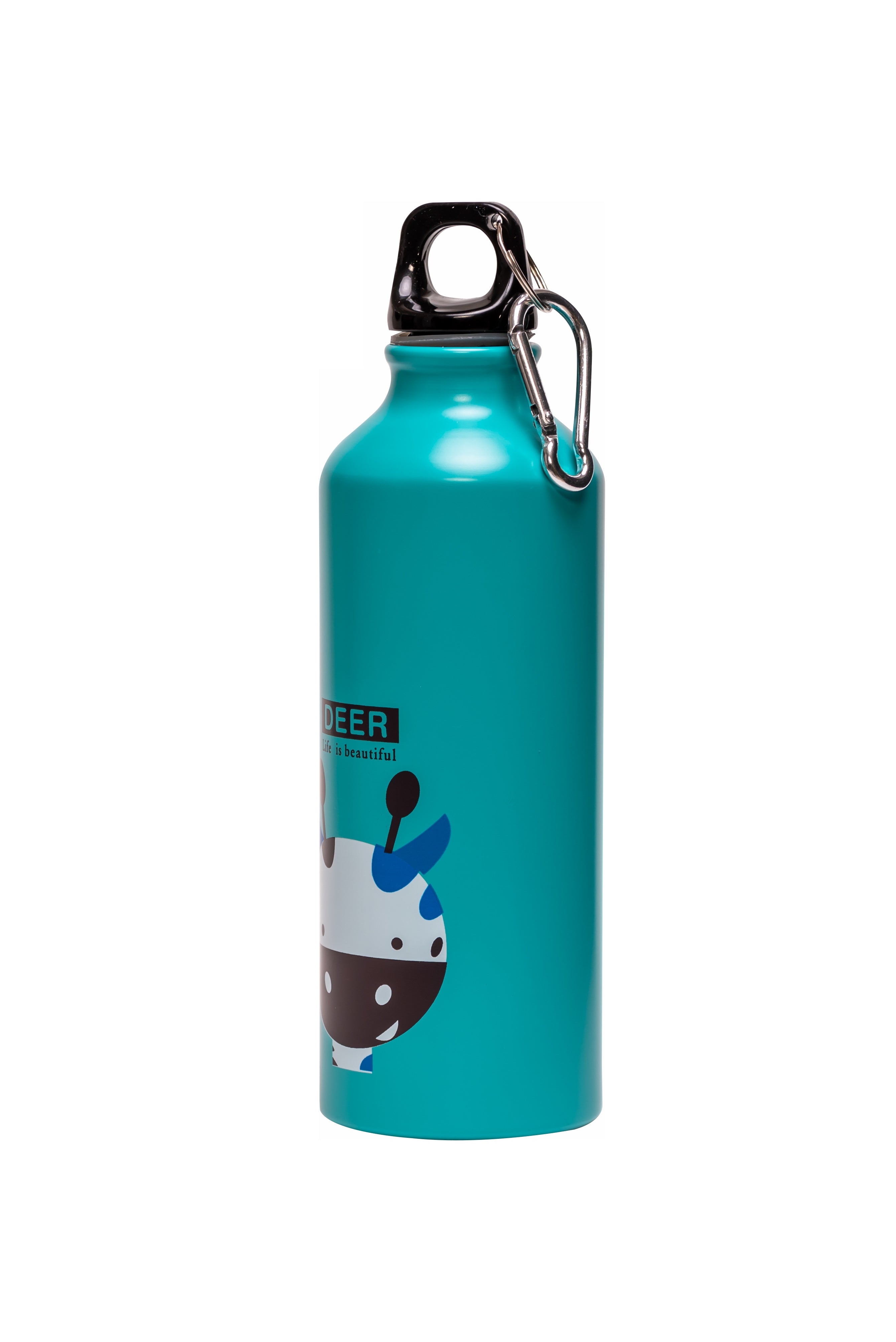 Adore Water Era Aluminum Kids Water Bottle 500ml - Giraffe Blue