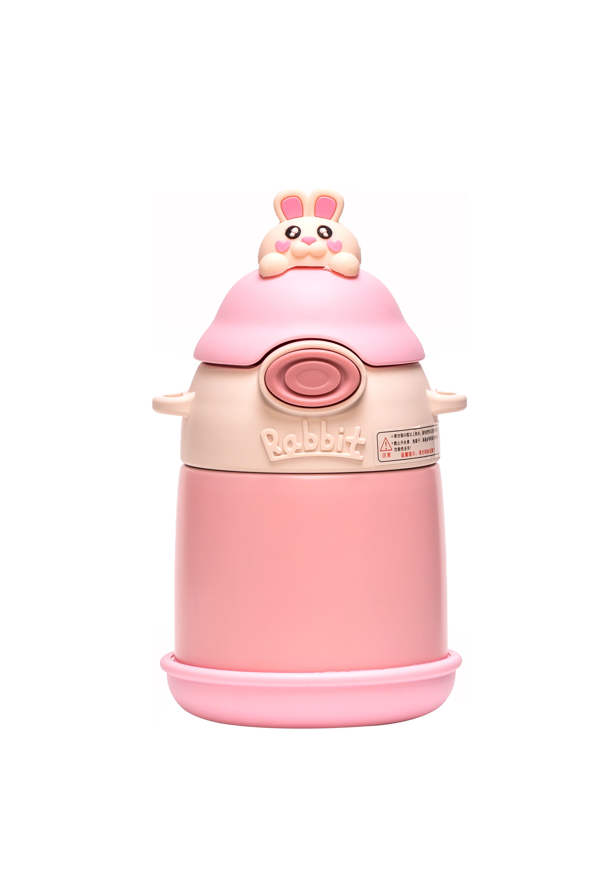 Adore Fire Era Character Hood Vacuum Water Bottle with Strap 500ml - Pink