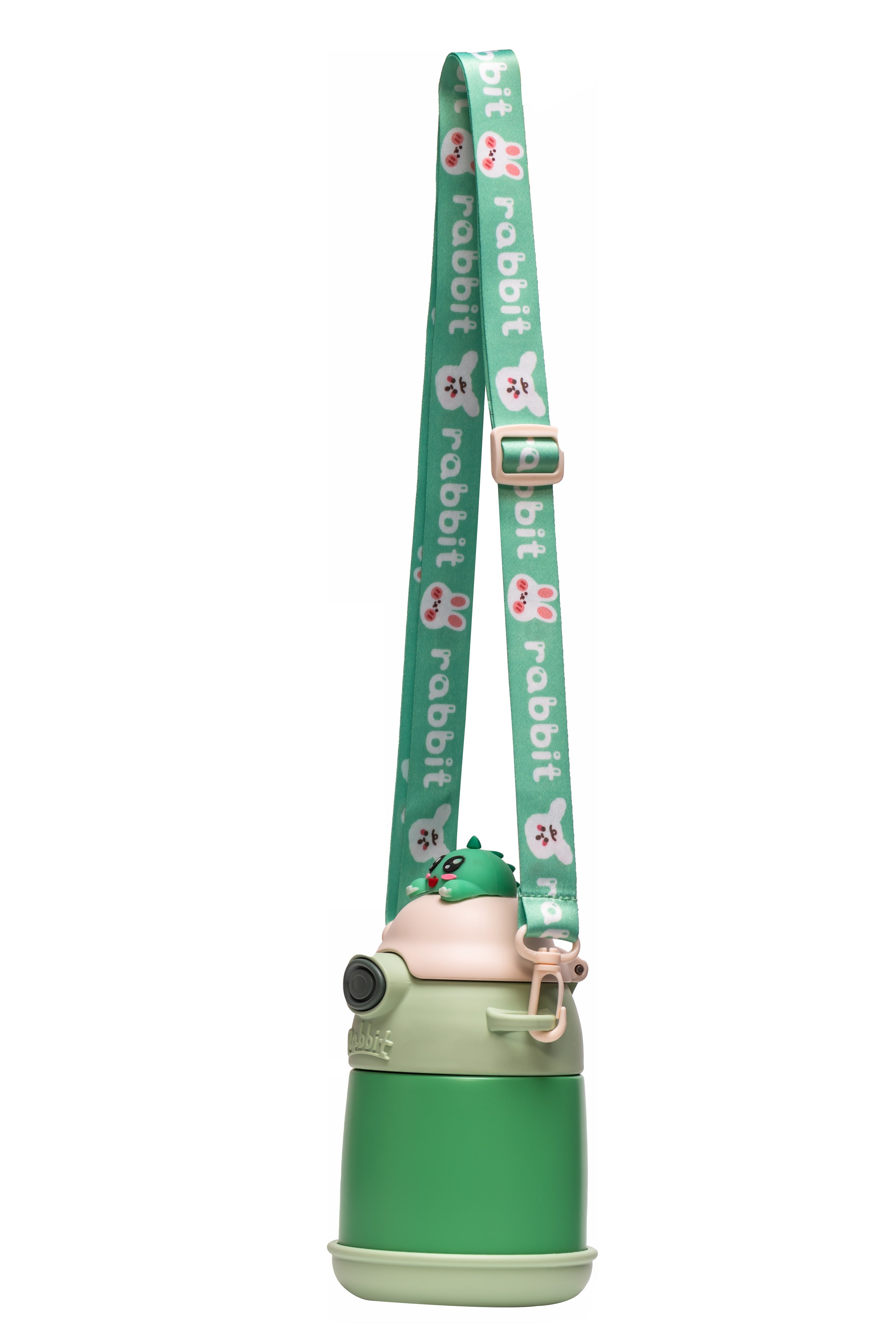 Adore Fire Era Character Hood Vacuum Water Bottle with Strap 500ml - Green