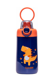 Adore Air Era Premium Children's Water Bottle Lid 350 ml - Dino Orange Blue