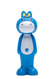Adore Kids Pop Up Toothbrush with Safety Head Attractive Character - Blue Donkey