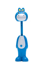 Adore Kids Pop Up Toothbrush with Safety Head Attractive Character - Blue Donkey