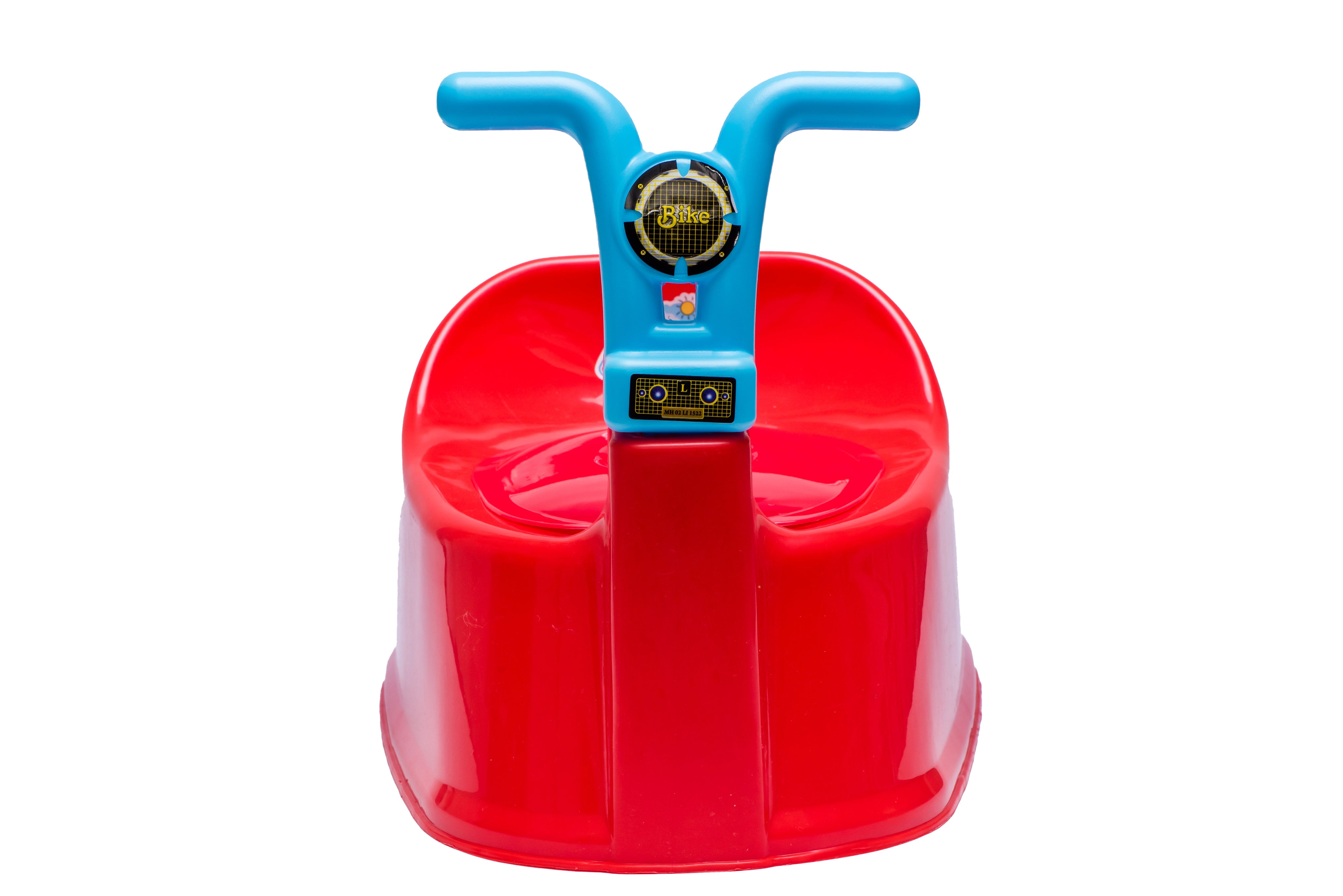Adore Wroom Baby Potty Trainer Chair with Lid and Handle with Free 1 Potty Liner Bag - Red