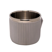 Adore Espresso Stainless Steel Mug with Leak Proof Lid - 220ml Grey