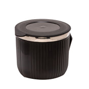 Adore Espresso Stainless Steel Mug with Leak Proof Lid - 220ml Black