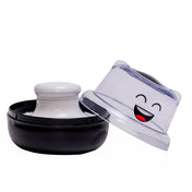 Adore Wow! The Character Powder Puff Set- Smiley Black