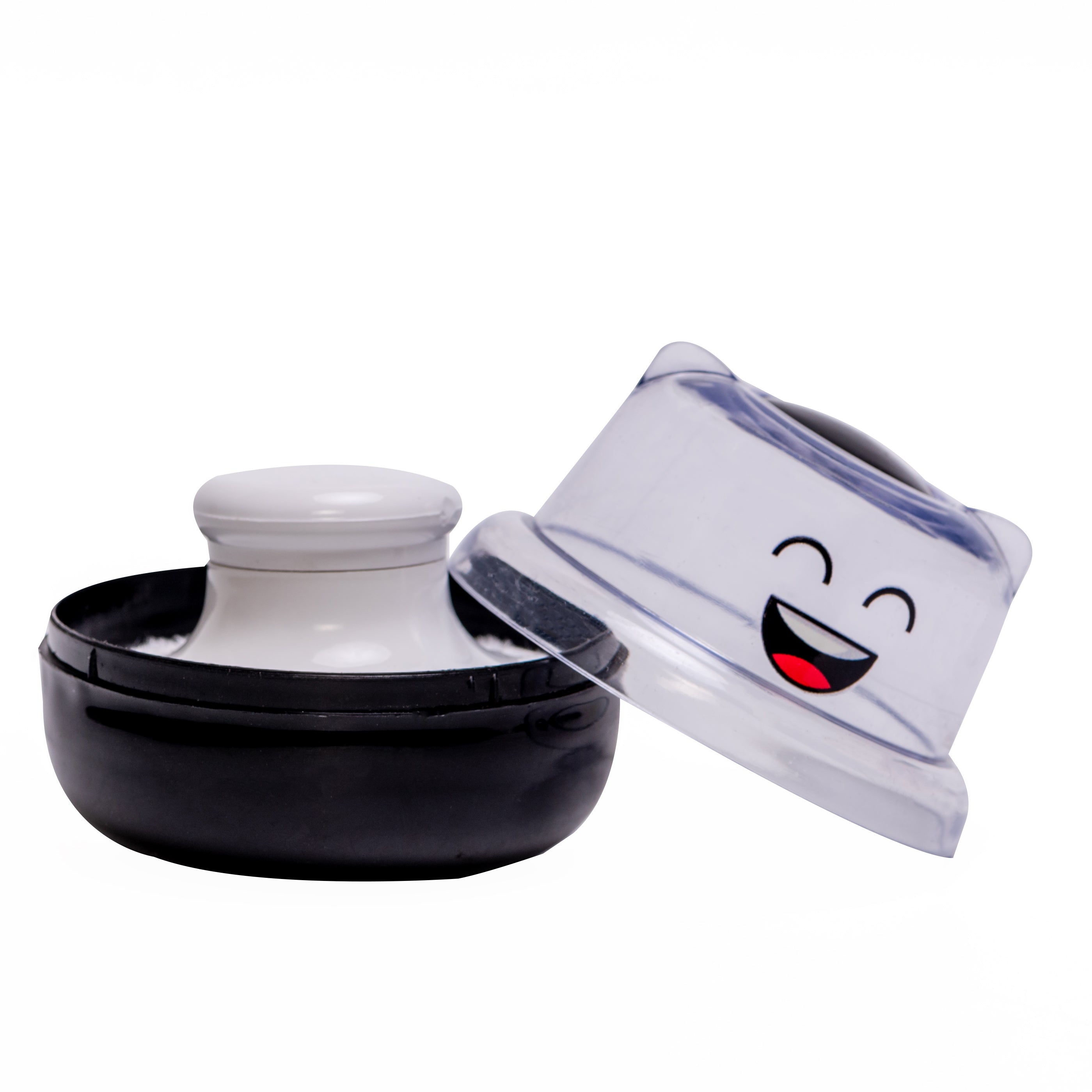 Adore Wow! The Character Powder Puff Set- Smiley Black