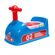 Adore Zoom! Super Soft Cushioned Baby Potty Trainer Chair with Inner Bowl & Lid with 1pc of India’s First ever Biodegradable Potty Liner - Blue