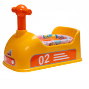 Adore Zoom! Super Soft Cushioned Baby Potty Trainer Chair with Inner Bowl & Lid with 1pc of India’s First ever Biodegradable Potty Liner - Yellow