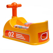 Adore Zoom! Super Soft Cushioned Baby Potty Trainer Chair with Inner Bowl & Lid with 1pc of India’s First ever Biodegradable Potty Liner - Yellow