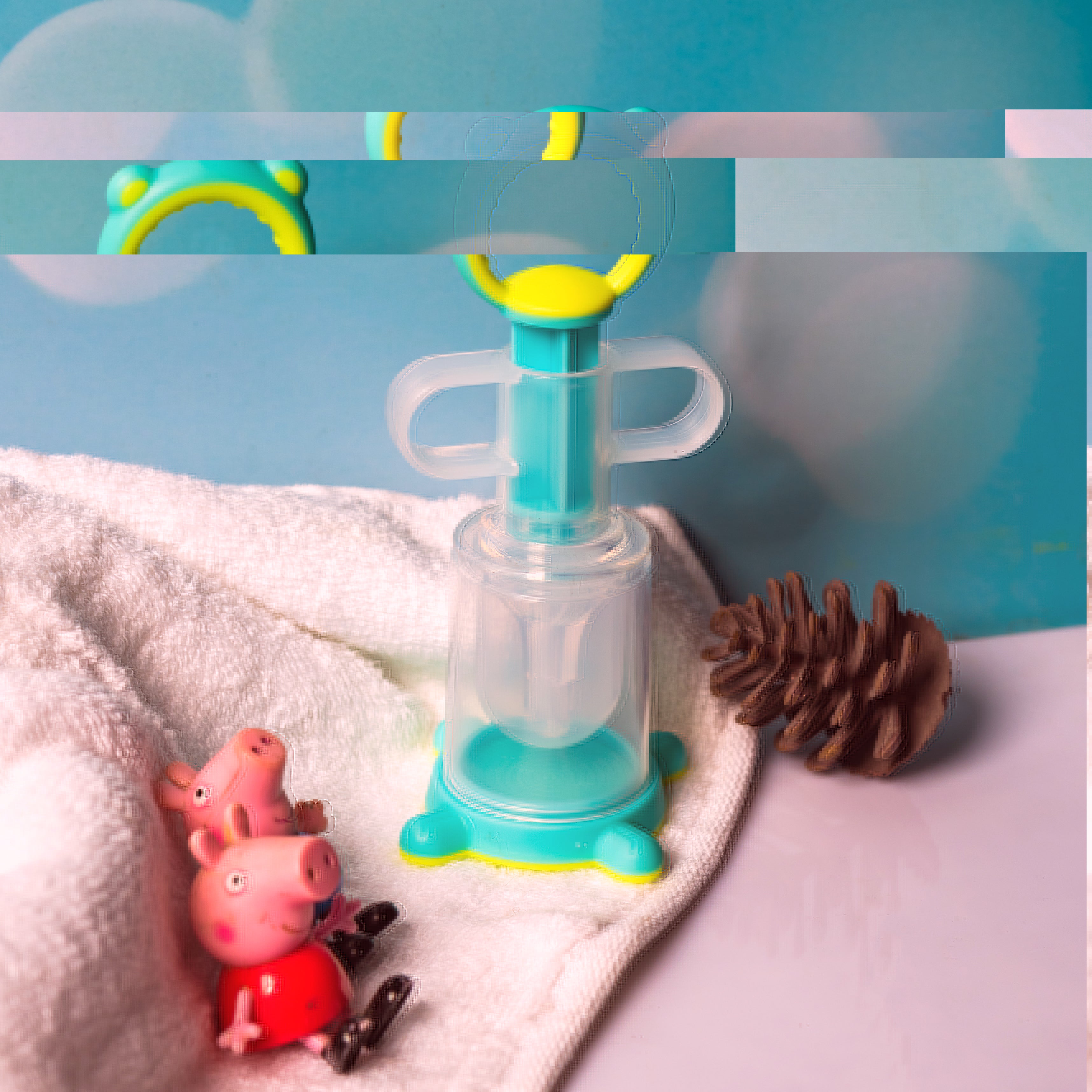 Adore Basics Baby Medicine Feeder with Silicone Syringe- Blue