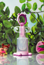 Adore Basics Baby Medicine Feeder with Silicone Syringe- Pink