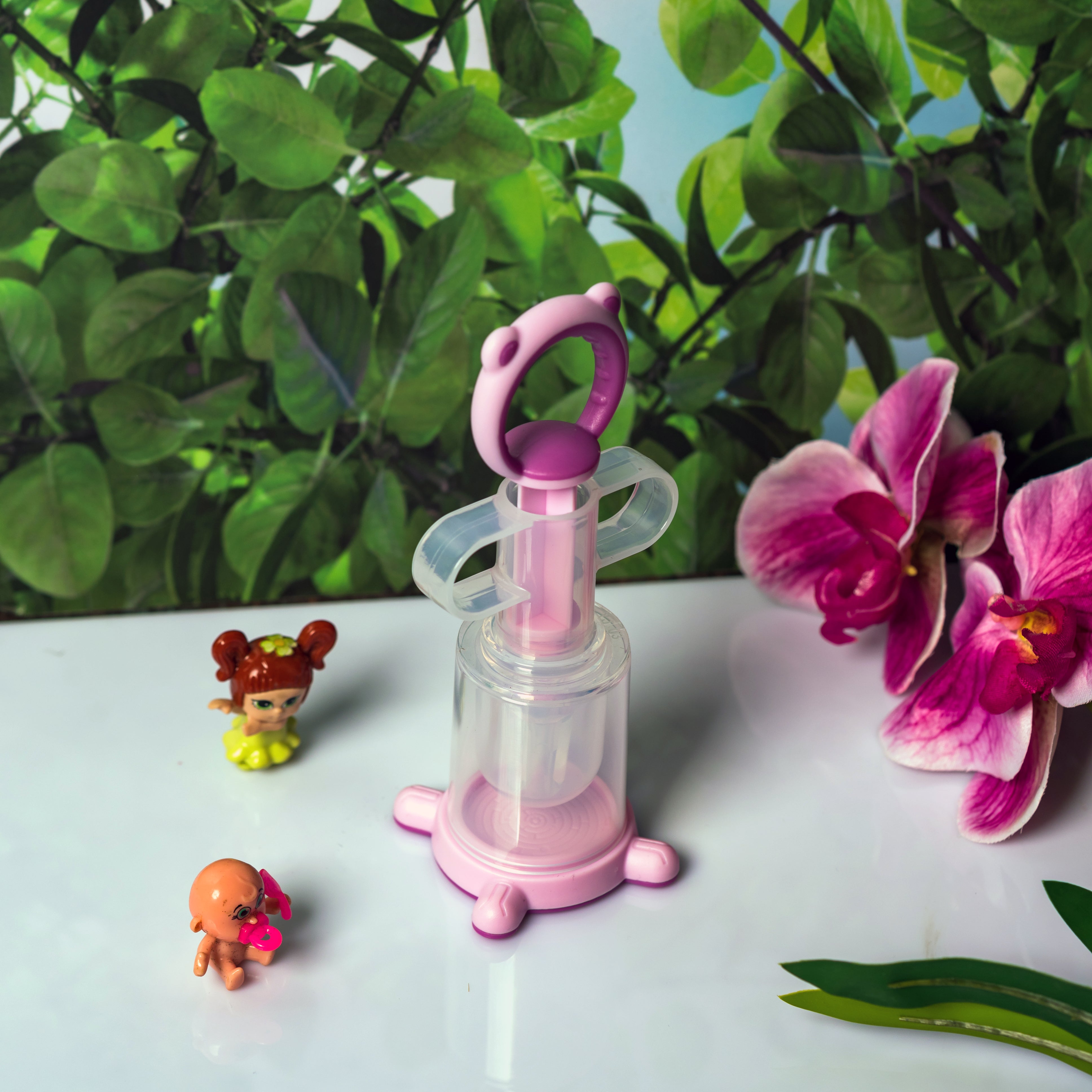 Adore Basics Baby Medicine Feeder with Silicone Syringe- Pink