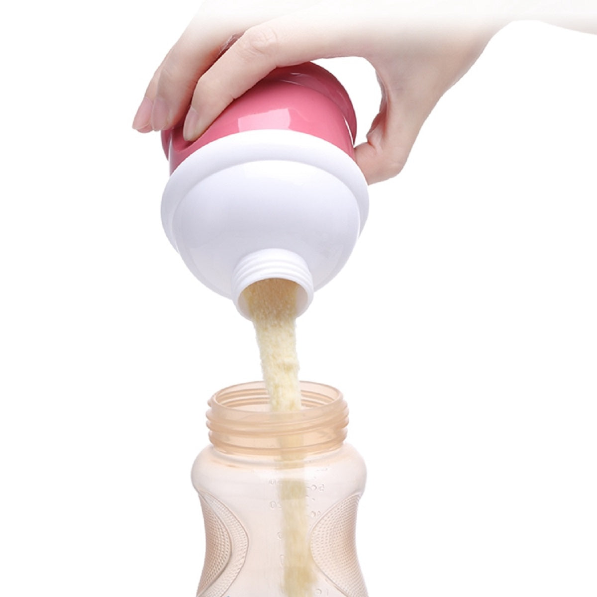 Adore Giraffio Milk Powder Container & Dispenser -3 Levels - Pink