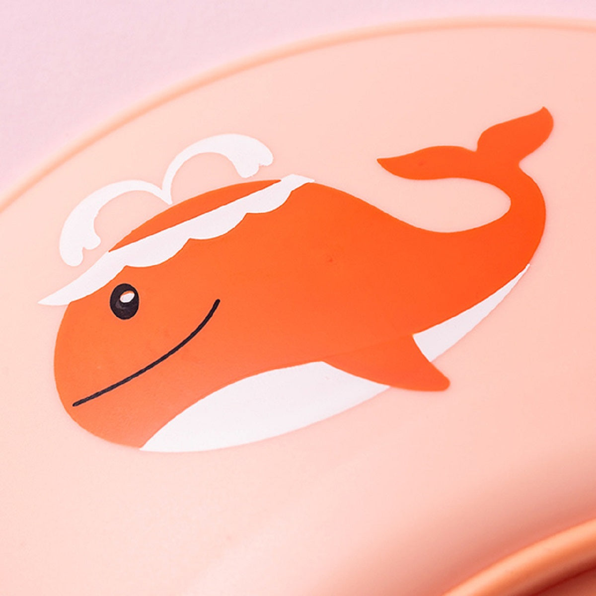 Adore Yoka! The Whale-Shaped Shampoo Hat with Adjustable Strap and Buckle - Orange