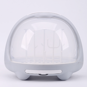 Adore Twister 2in 1 Baby Bottle Drying Rack & Storage Box with Lid & Handle - Grey