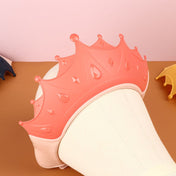 Adore Knight The Crown-Shaped Baby Shampoo Hat with Adjustable Strap - Orange
