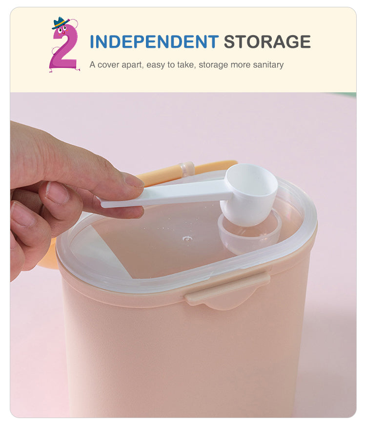 Adore Empire Junior Princely Baby Formula Dispenser with Leveler and Scoop - Pink