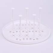 Adore Twister 2in 1 Baby Bottle Drying Rack & Storage Box with Lid & Handle - Grey