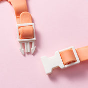 Adore Yoka! The Whale-Shaped Shampoo Hat with Adjustable Strap and Buckle - Orange