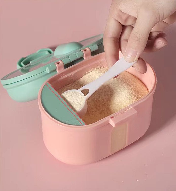 Adore Crown Junior Baby Formula Storage N Dispenser Box - 180g - Pink