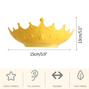 Adore Knight The Crown-Shaped Baby Shampoo Hat with Adjustable Strap - Yellow