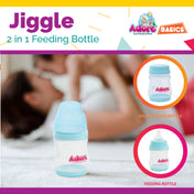 Adore Jiggle 2 in 1 Feeding Bottle 150ml - Yellow