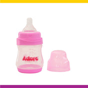 Adore Jiggle 2 in 1 Feeding Bottle 150ml - Pink