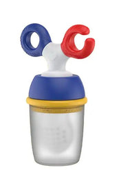 Adore Twig! Silicone Food/Fruit Nibbler with Safety Head, Soft Pacifier/Feeder - White