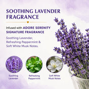 Adore Wellness Magnesium Epsom Bath Salt with Lavender Fragrance, Scoop & Real Lavender Buds 500g