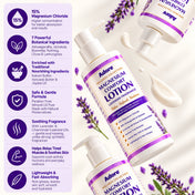Adore Wellness Collection Magnesium Comfort Lotion With Lavender & Botanical Extracts-15% Magnesium Lotion | Muscle Relaxation, Cramps Relief & Better Sleep | Dermatologically Tested | 200ml - Pack of 2