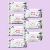 Adore Baby Lavender Wet Wipes with Goodness of Aloe-vera- 99% Pure Water- Pack of 72n Wipes* 7 Pack