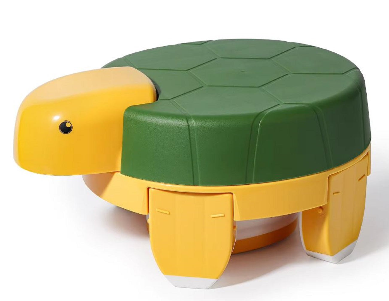 Adore Turtle 4 in 1 Potty Trainer with First Ever Bio Degradable Baby Potty Chair Liner  20 Bags - Yellow