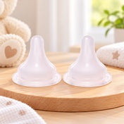 Adore Nok Nok Anti-Colic Wideneck Teat Pack of 2 Nipples - Medium Flow Nipple