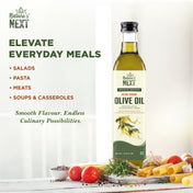 Nature’s Next Pure & Premium Cold Pressed Organic Extra Virgin Olive Oil- Glass Bottle 500ml