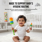 Adore Rainbow Bottle Cleaning Brush Kit - Multicolor
