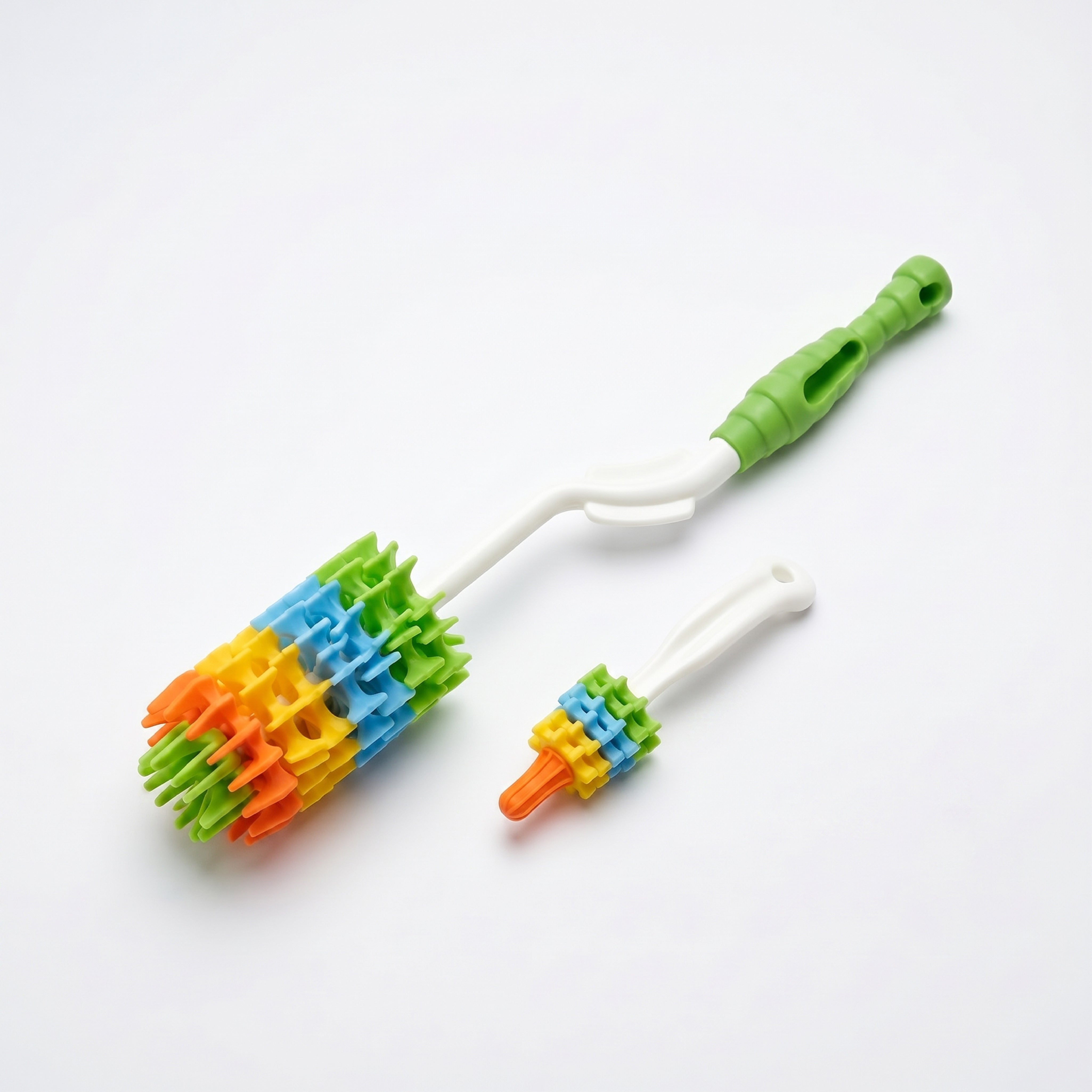 Adore Rainbow Bottle Cleaning Brush Kit - Multicolor