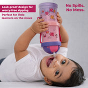 Adore Snacker Jack -The Sip 'n' Snack Bot 'n' Pot with Handle- Pink