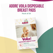 Adore Voila Disposable Breast Pads with Honeycomb Design- Pack of 24