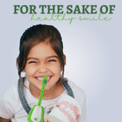 Adore Kids Pop Up Toothbrush with Safety Head Attractive Character - Green Frog