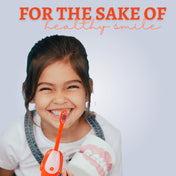 Adore Kids Pop Up Toothbrush with Safety Head Attractive Character - Orange Tiger